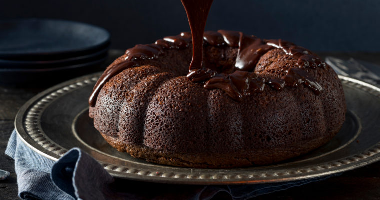 Chocolate Cherry Coffee Cake ~ “The Bundt”