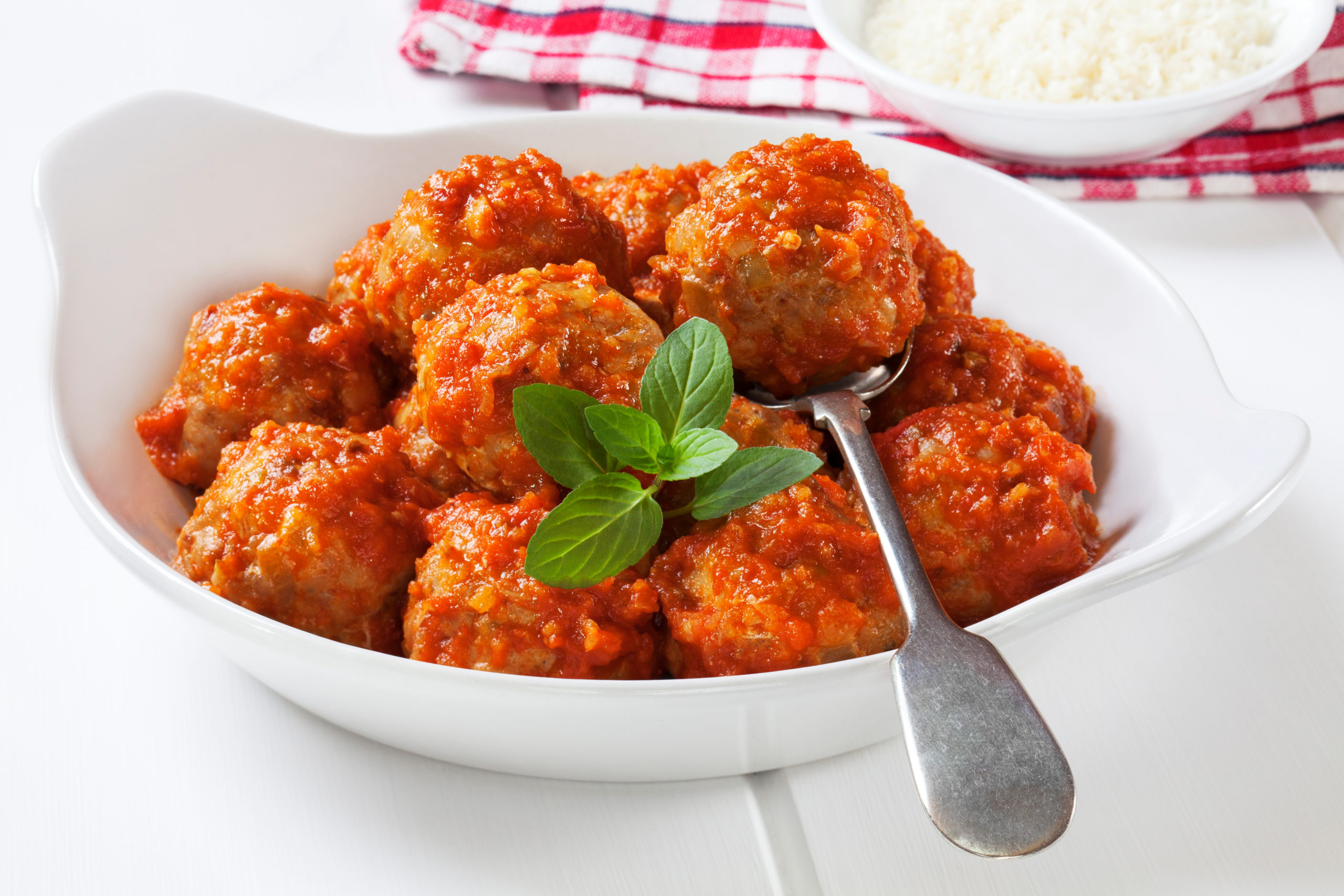 Marinara Meatballs + Spaghetti Squash