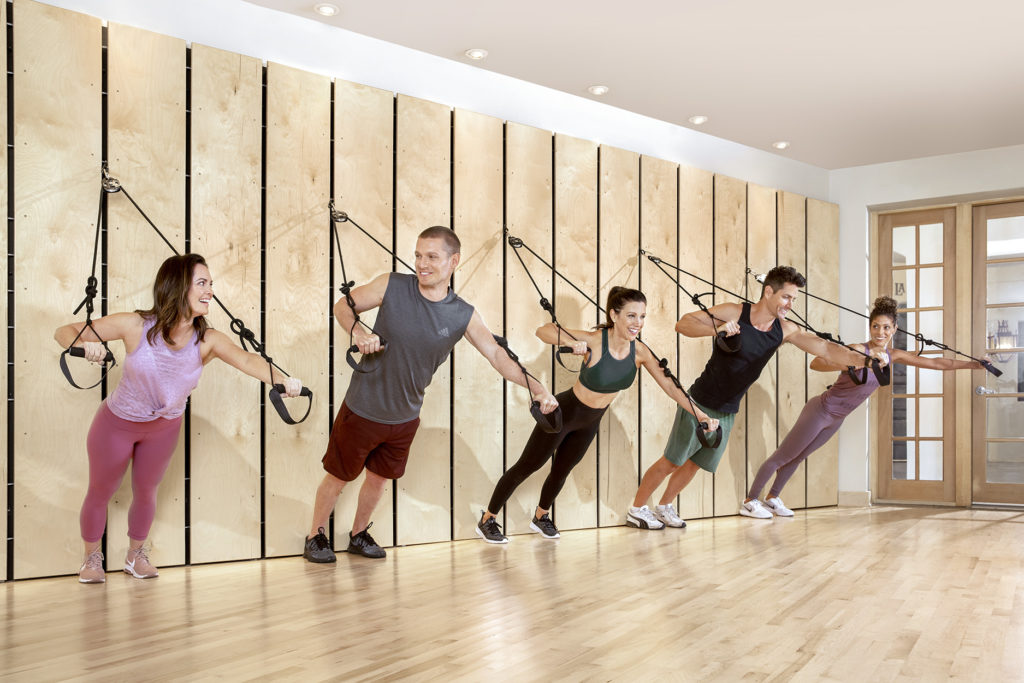 Wall Fitness Class at the Well & Being Spa