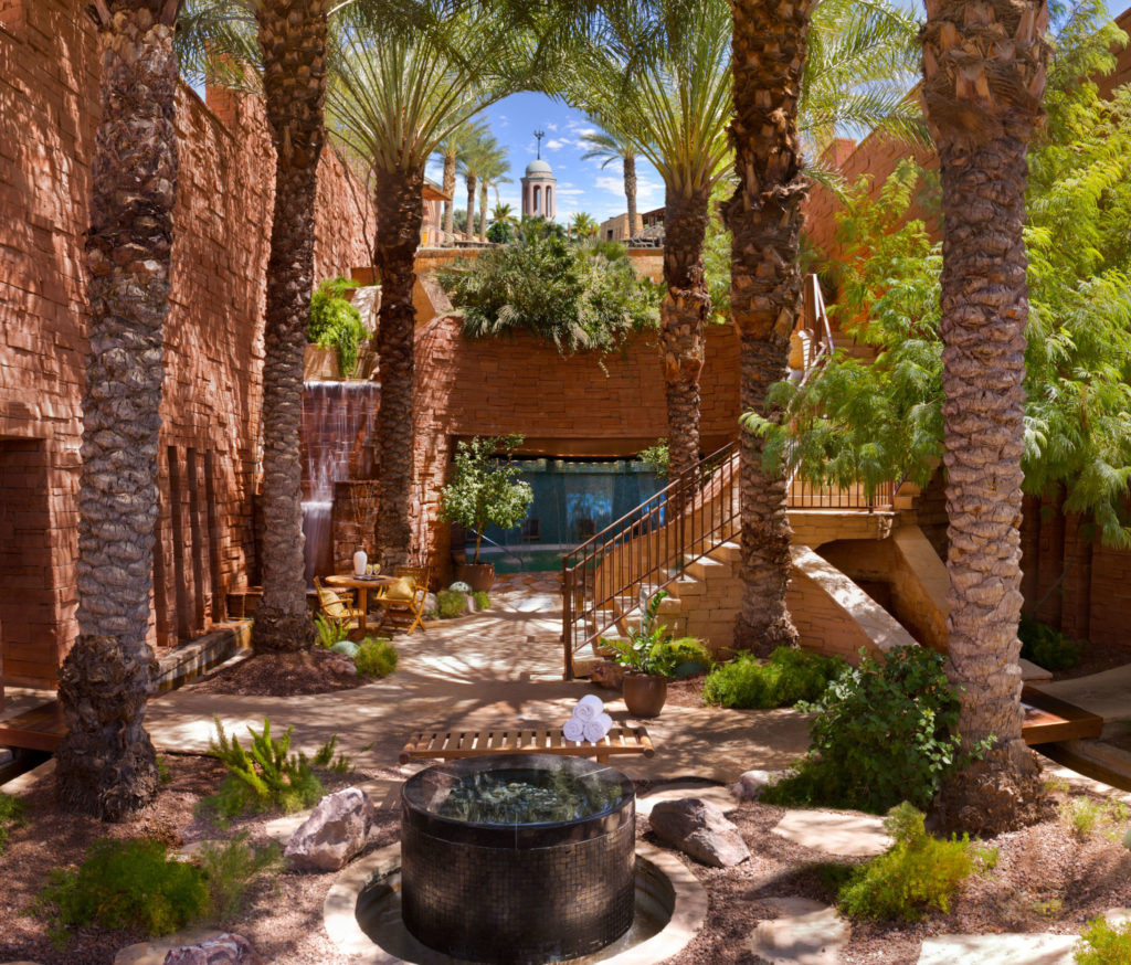 Grotto Courtyard at the Well & Being Spa
