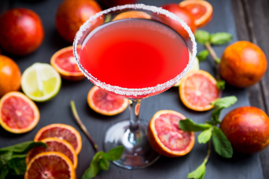 Now, you have yourself a beautiful Blood Orange Margarita - YUM!