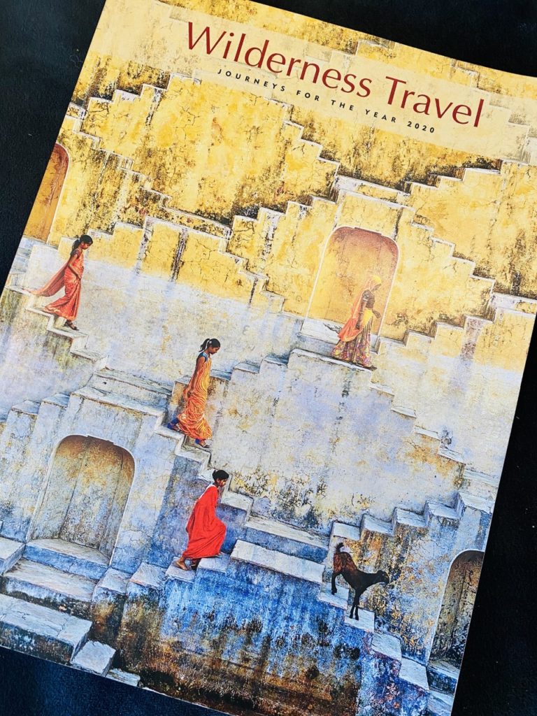 My most recent copy of Wilderness Travel for 2020. 