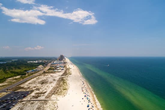 An aerial view of Gulf Shores - New Orleans family vacation 
