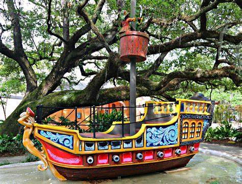 Life-sized pirates ships & so much more come to life at Storyland during a New Orleans family vacation! 