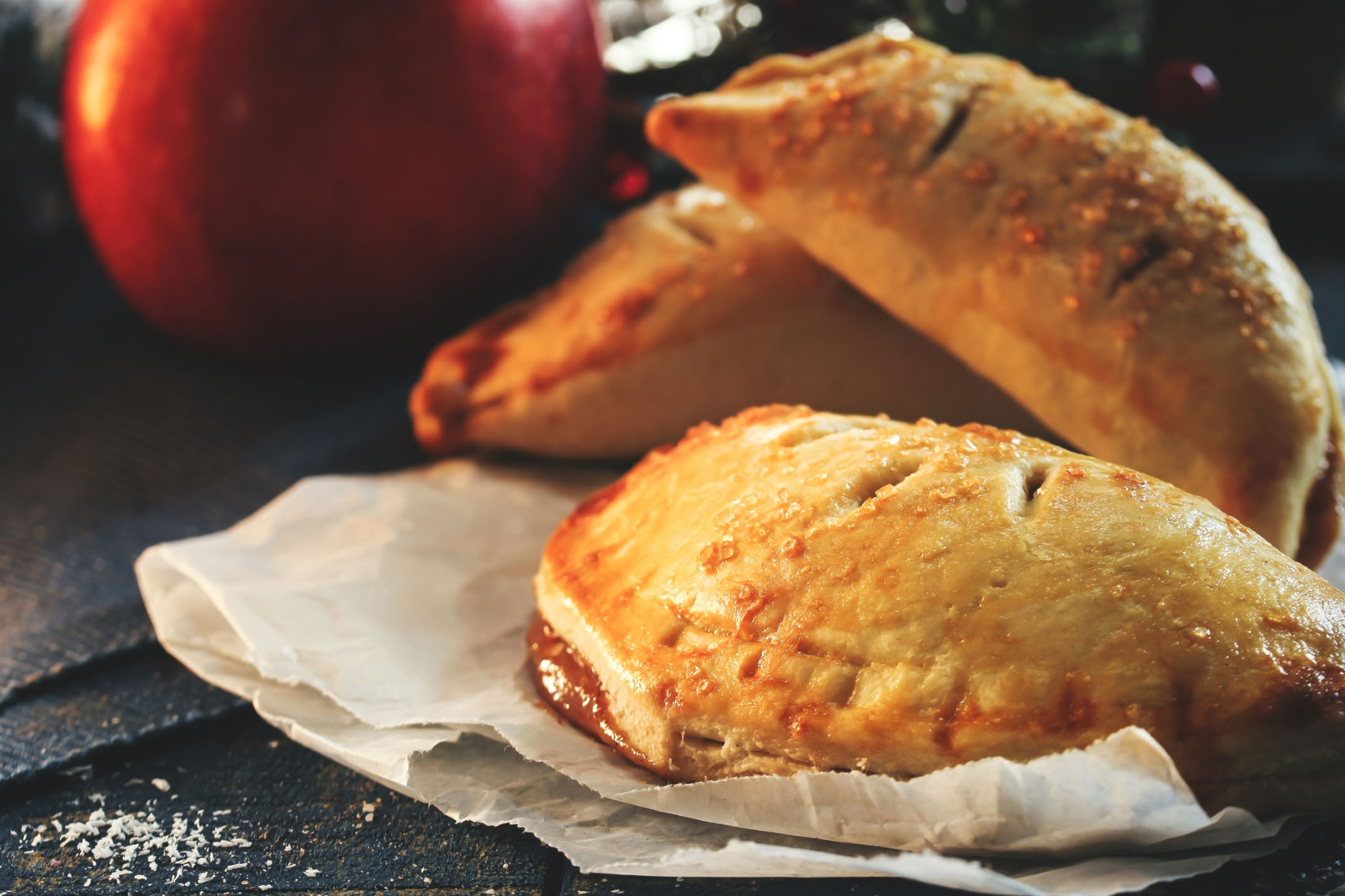 Spiced Apple Hand Pies With Maple Butter Drizzle