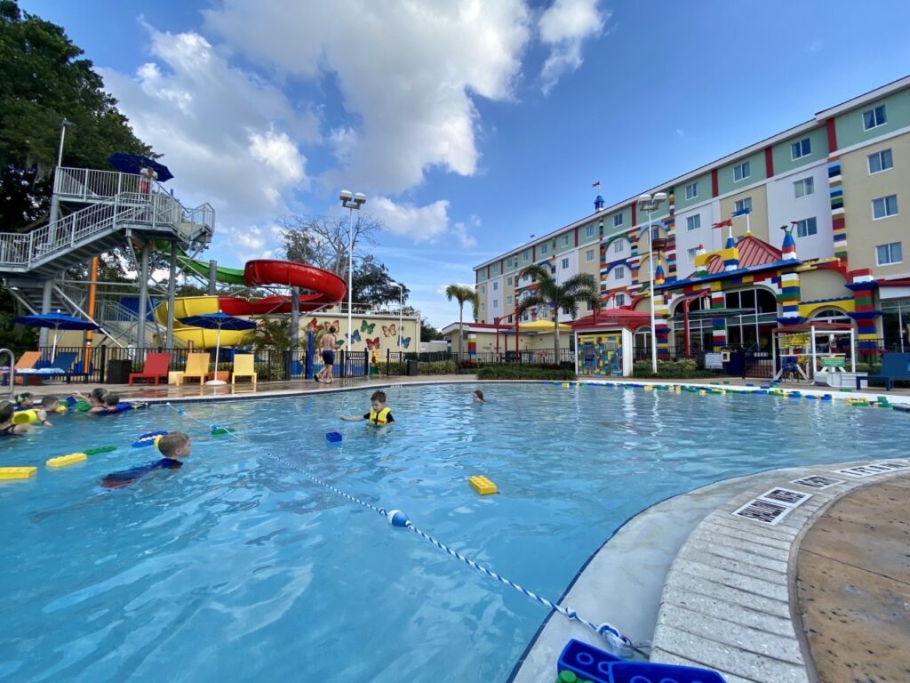 My kids loved the heated pool at the Legoland Florida Resort!