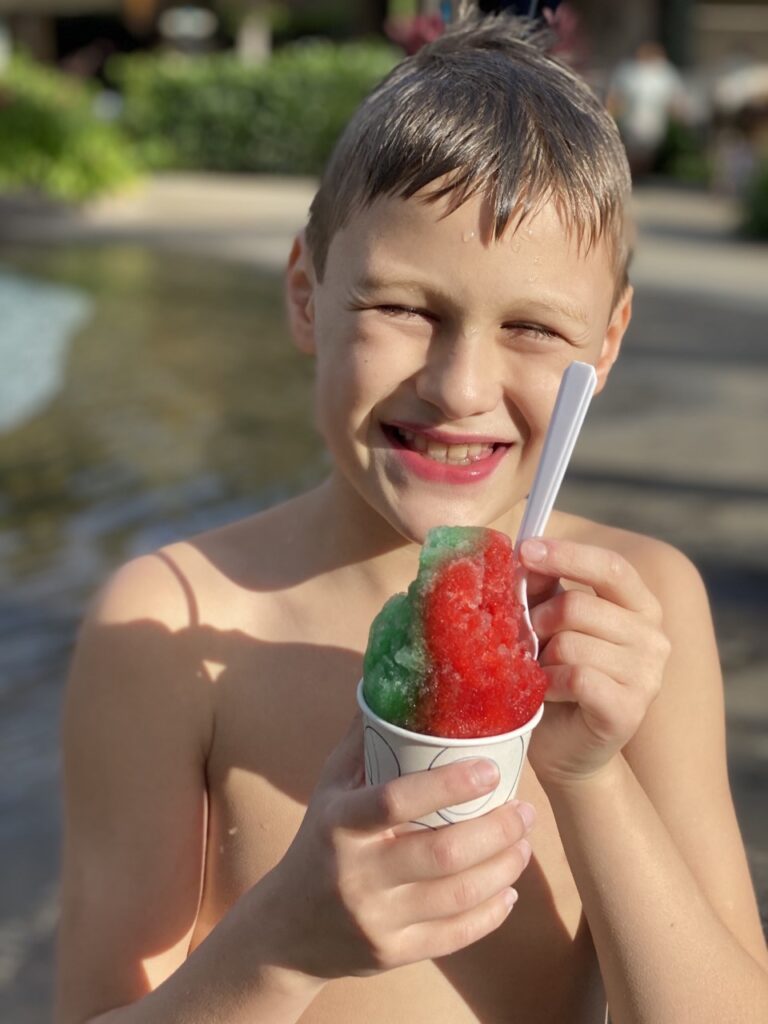 My oldest son enjoyed shave ice at least once per day - Best of Kauai